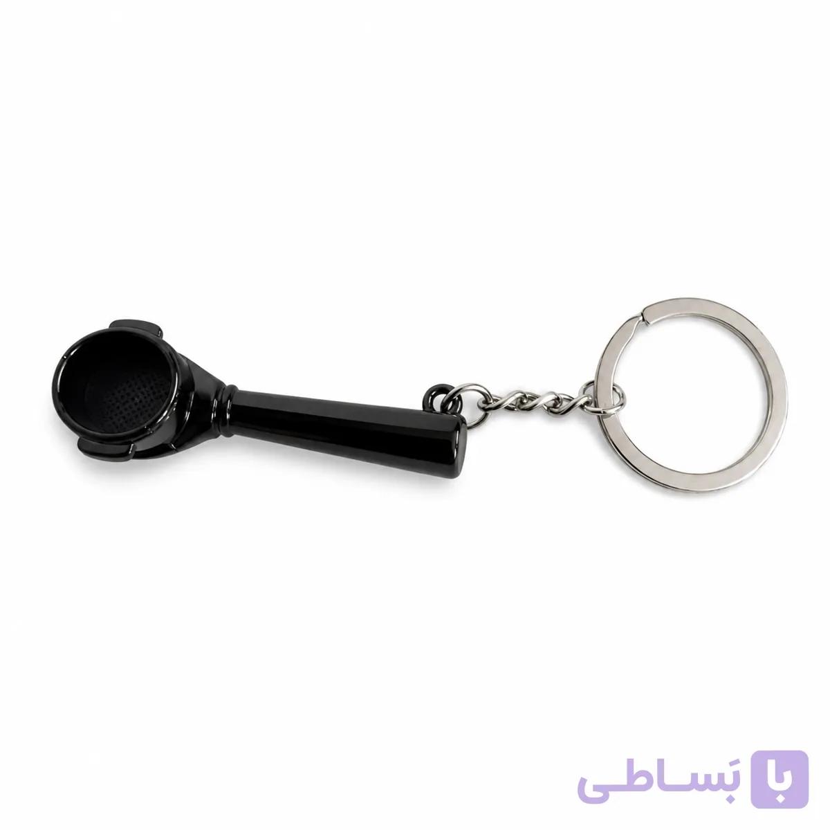 جاکلیدی (جاسوئیچی) طرح پورتافیلتر 2 مشکی — تصویر 1
