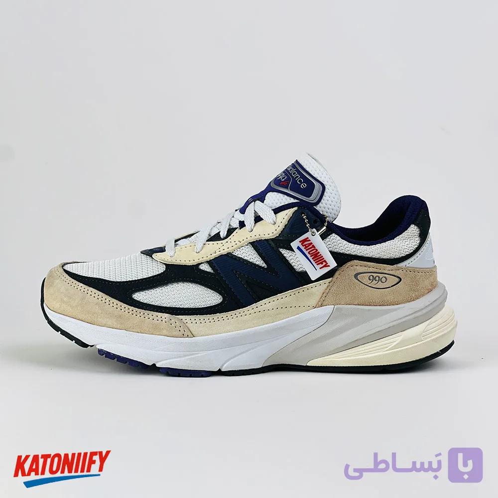 کتونی اورجینال نیوبالانس 990 ورژن6 |new balance 990v6 u990wb6 — تصویر 1