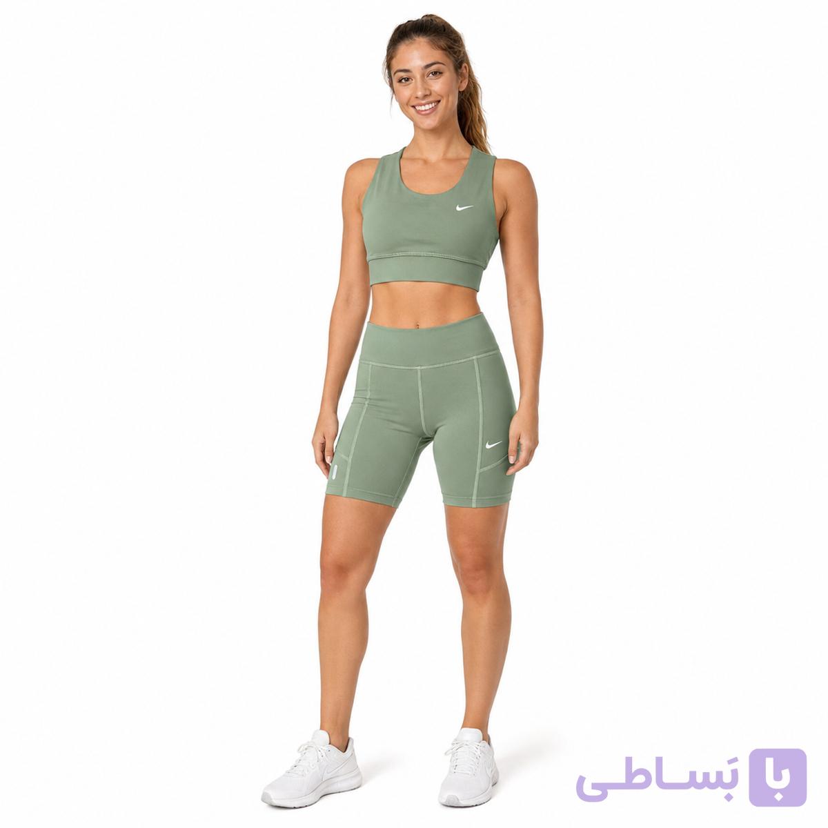 ست نیم تنه شلوارک نایکیnike — تصویر 1
