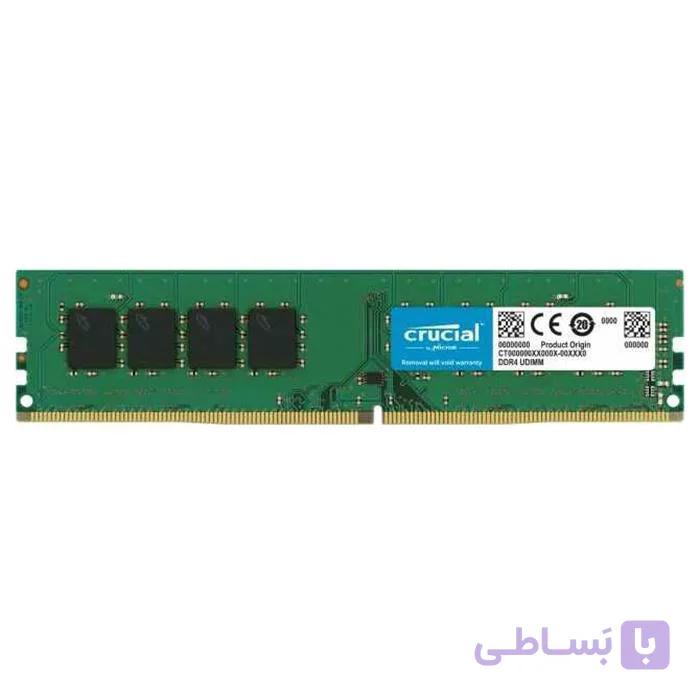 رم کامپیوتر DDR4 تک کاناله 3200 مگاهرتز کروشیال ظرفیت 16 گیگابایت