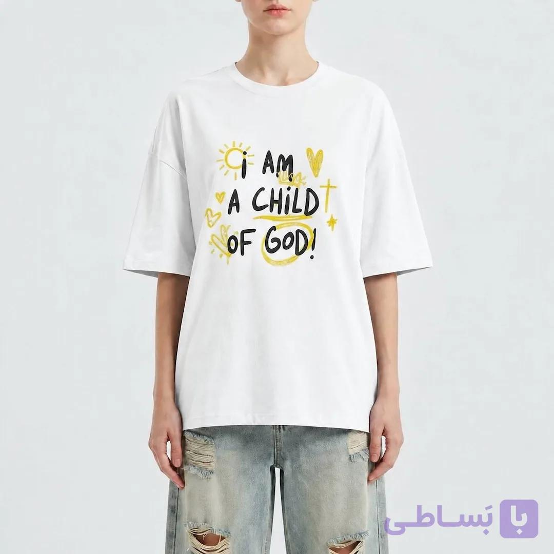 تی شرت زنانه CHILD سفید