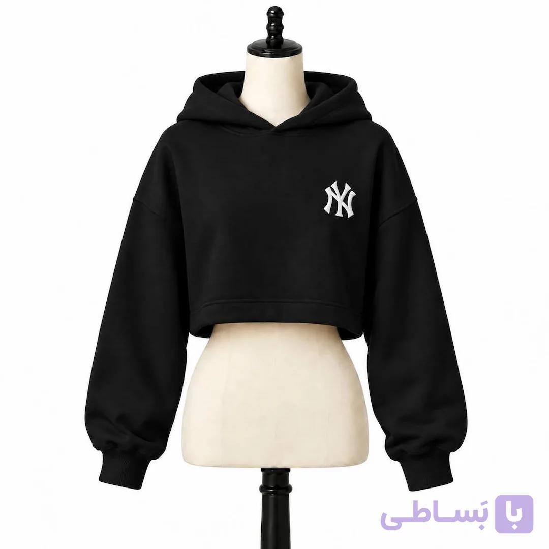 کراپ دورس زنانه مشکی NY کد MHC103