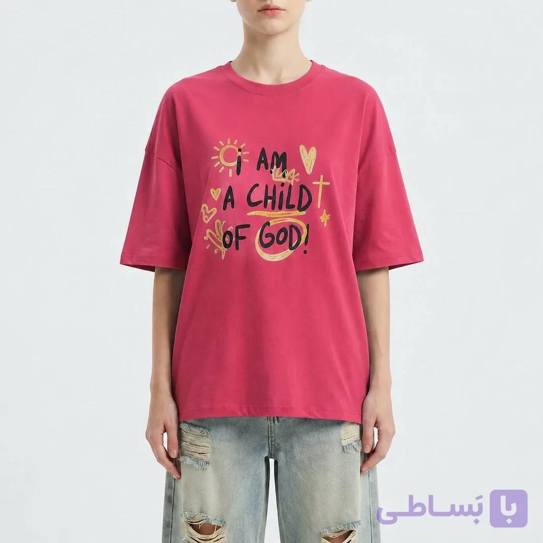 تی شرت زنانه CHILD صورتی