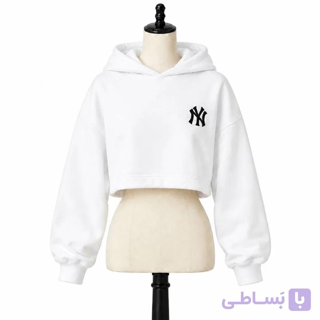 کراپ دورس زنانه سفید NY کد MHC103