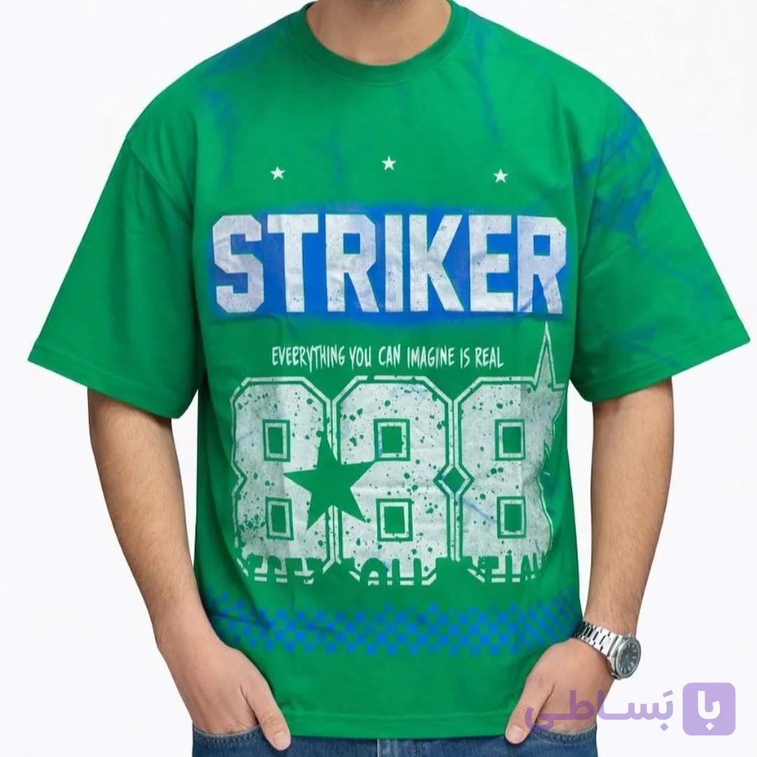 تی شرت مردانه Striker سبز کد MT822 — تصویر 1
