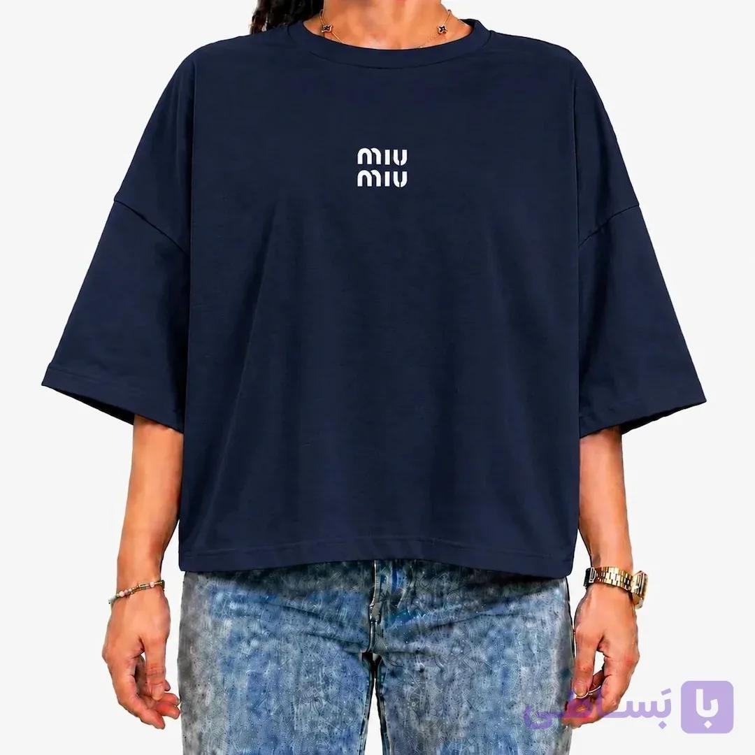 تی شرت زنانه سبز miumiu کد MWT100
