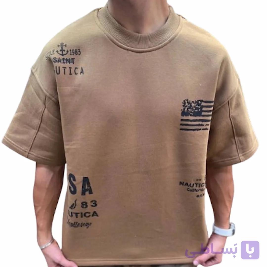 تی شرت دورس کرم مردانه USA کد MTD103 — تصویر 1