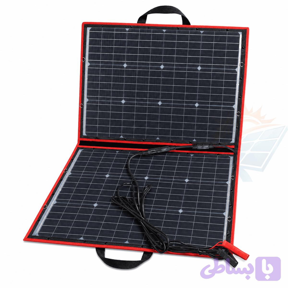 پنل خورشیدی قابل حمل تاشو ۱۱۰ وات Dokio 100W 110W FFSP-110W — تصویر 1