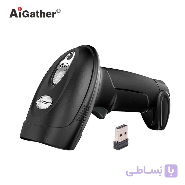 بارکد خوان بی‌سیم دوبعدی مدل AiGather A-9599 — تصویر 1