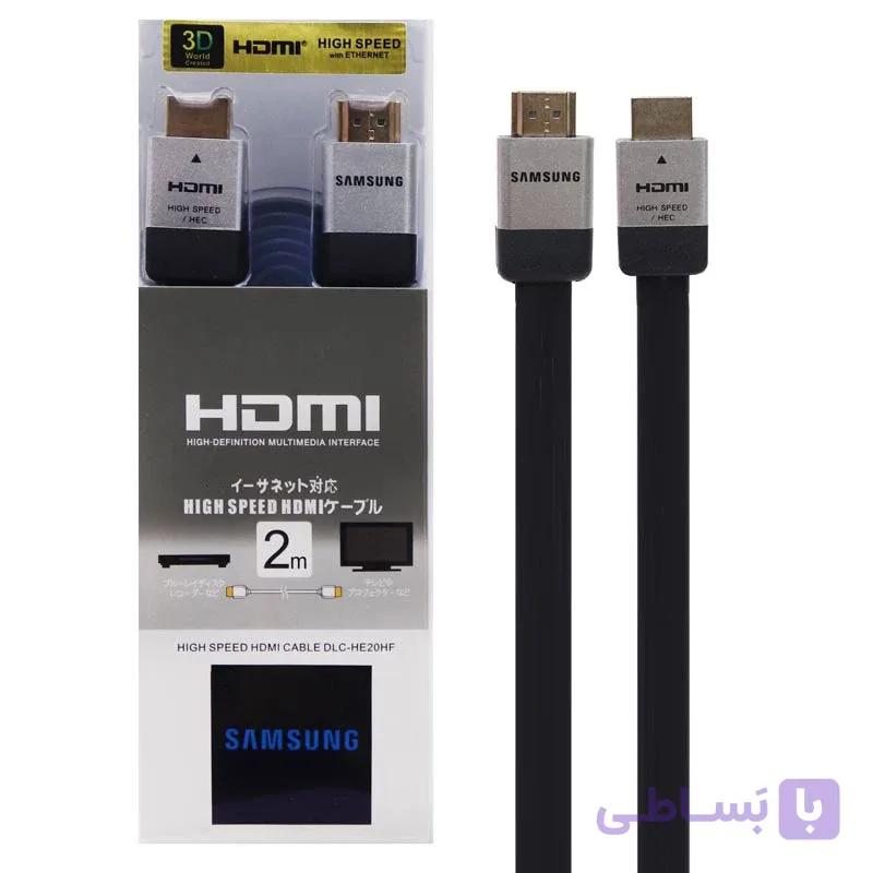 کابل HDMI سامسونگ Flat طول 2 متر — تصویر 1