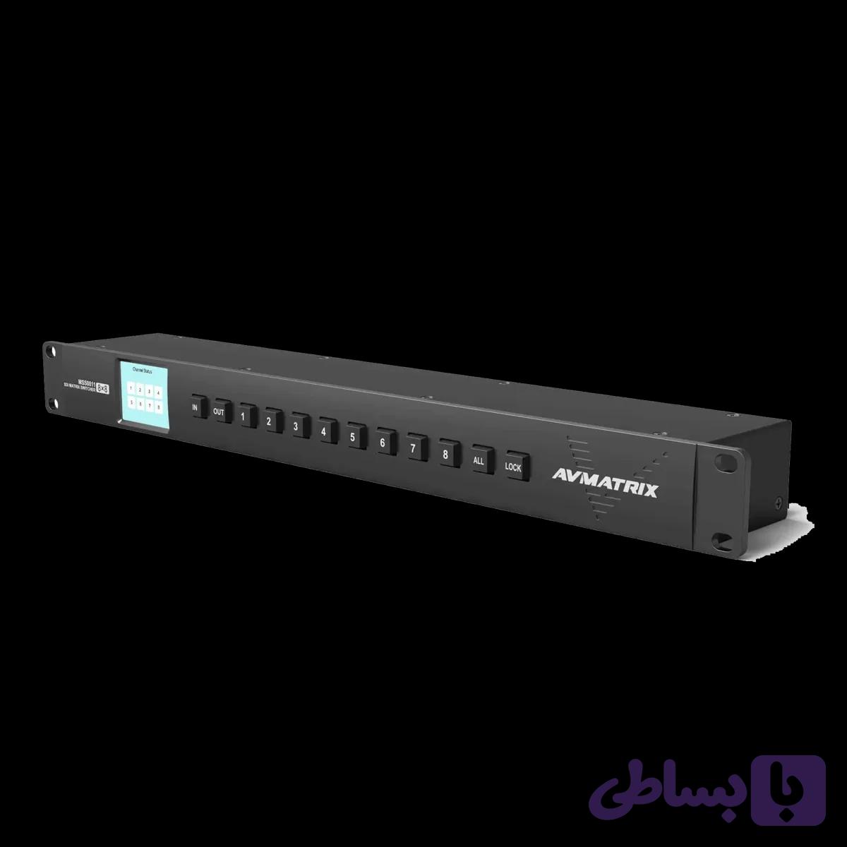 ماتریکس سوئیچ 8×8 AVMATRIX 3G-SDI MMS0811 — تصویر 1