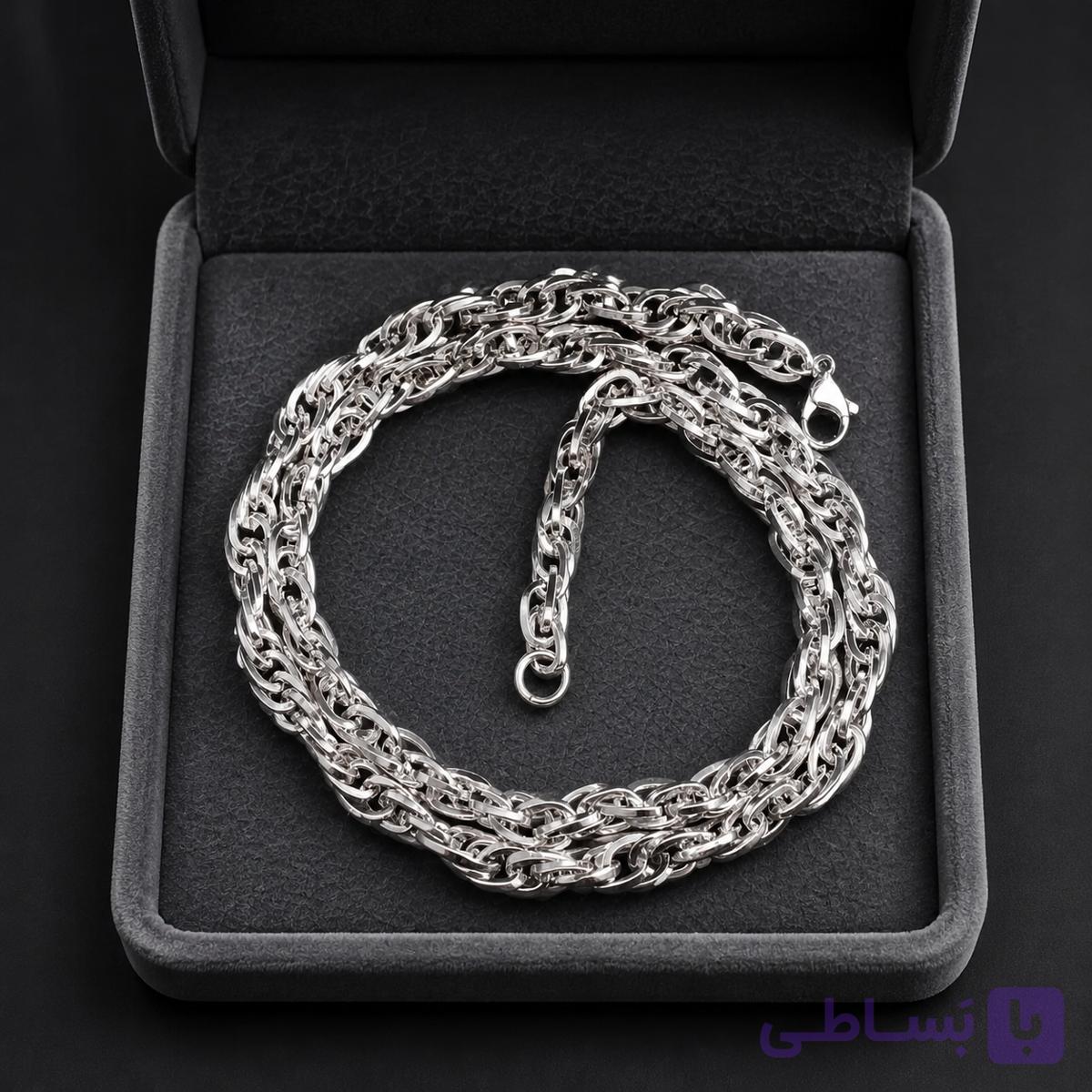گردنبند زنجیری مردانه «پیوند سلطنتی» (Royal Link Chain)