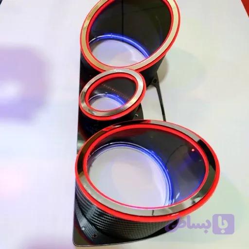 قاب کیلومتر نورانی پراید مدل90 به بالا شیشه رو(بدون گیر کردن به عقربه)، کربن دار — تصویر 1