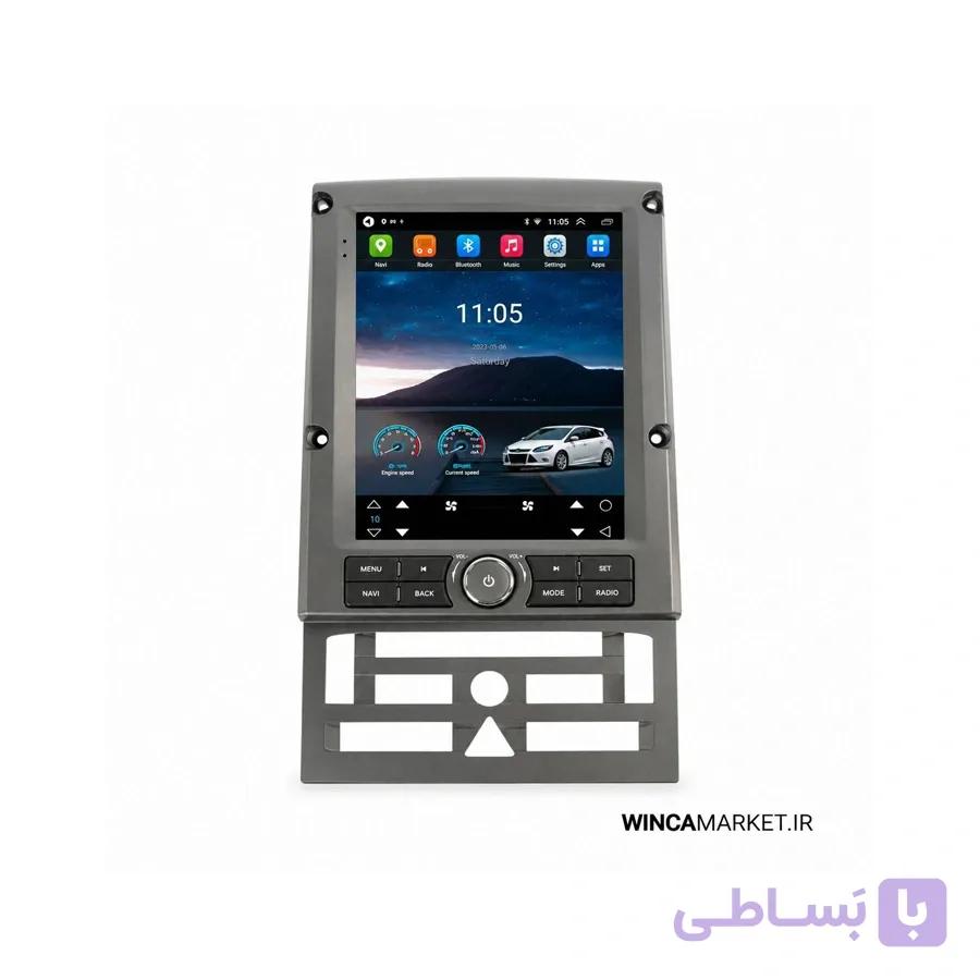 مانیتور فابریک پژو ۴۰۷ اندروید تسلایی — تصویر 1