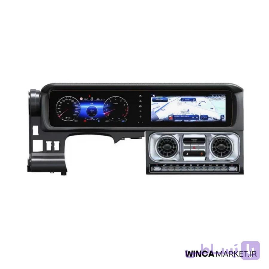 مانیتور تویوتا اف جی کروز + داشبورد طرح بنز G-class — تصویر 1