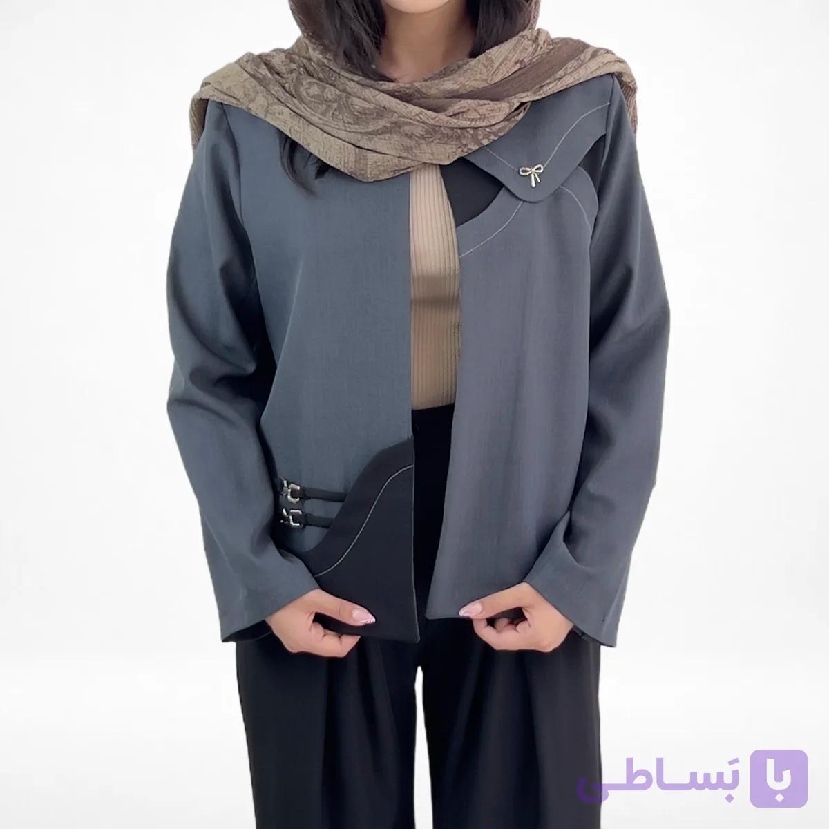 کت و شلوار طوسی،مشکی بزایاق