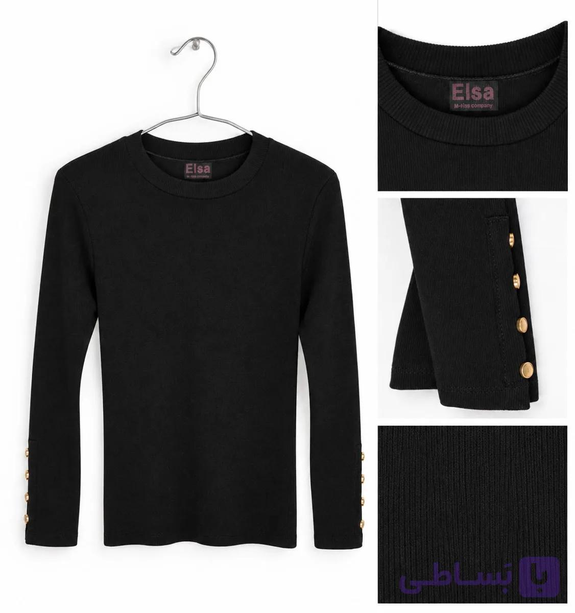 بلوز زنانه آستین دکمه دار