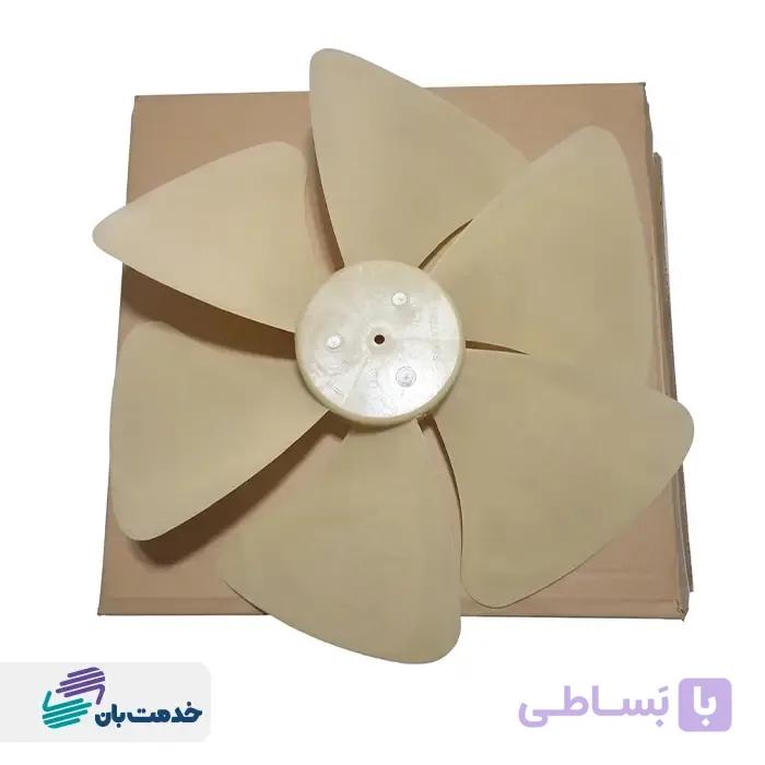 پروانه فن يونيت بيروني شش پر کولر گازی ایران رادیاتور D493xd12.7 (36K قديم) (شرکتی) کد شرکتی 291000174 — تصویر 1