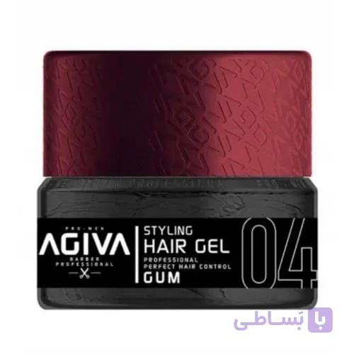 ژل مو آگیوا Agiva شماره 04 مدل Gum حجم 200 میل