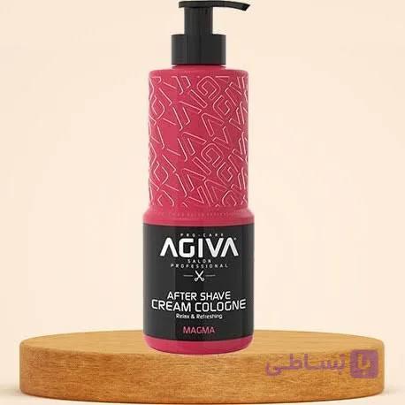 افتر شیو کرمی مردانه آگیوا Agiva سری Magma مرطوب کننده پوست حجم 400 میل