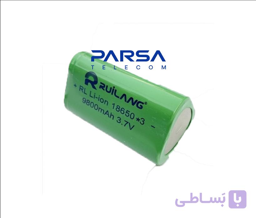 باتری لیتیومی ۳سل RuiLang 18650×3 ظرفیت 9800 mAh قابل شارژ کد 984479