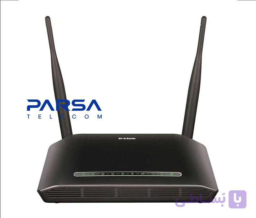 مودم روتر ADSL2 Plus بی‌سیم N300 دی-لینک مدل DSL-2750U کد 984516 یک سال گارانتی — تصویر 1