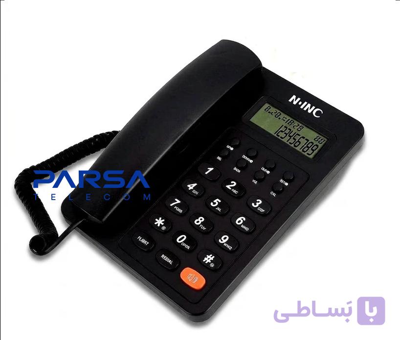 تلفن رومیزی 1 خط ان آی ان سی مدل N.INC KX-T8206CIDکد984491 — تصویر 1