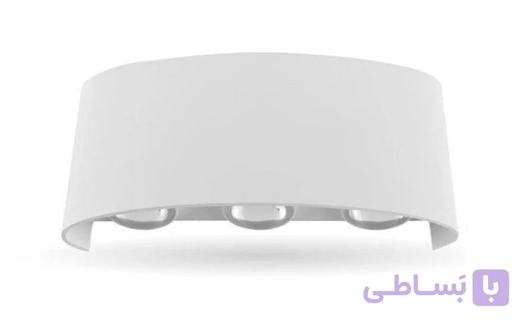 چراغ دیواری SMD روکار 6 وات پارس شعاع توس مدل پلی لایت