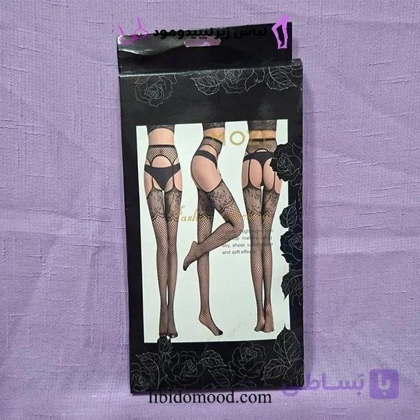 جوراب شلواری فیشنت فاق باز کد 6091