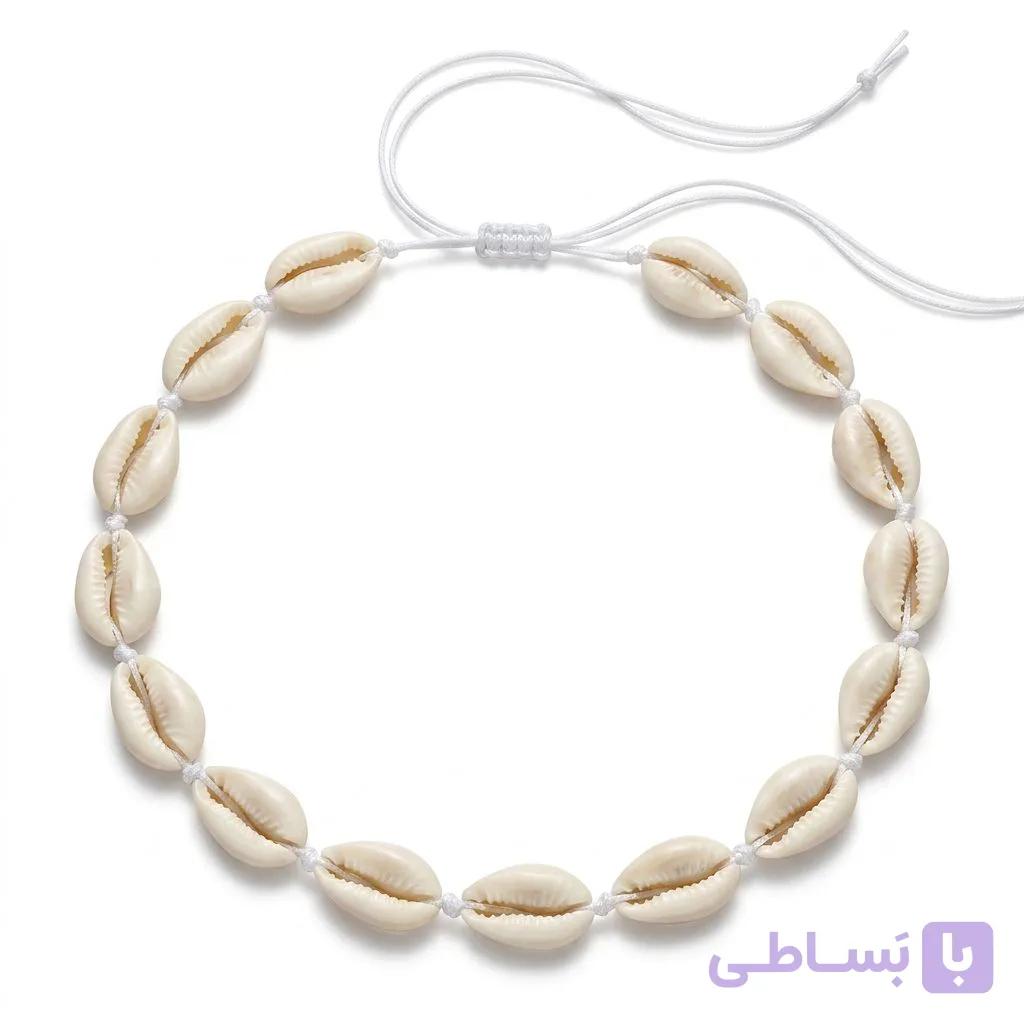 گردنبند صدفی دخترانه — تصویر 1