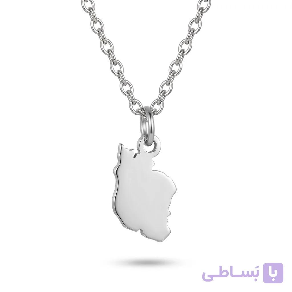 گردنبند مینیاتوری نقشه ایران مینیاتوری — تصویر 1