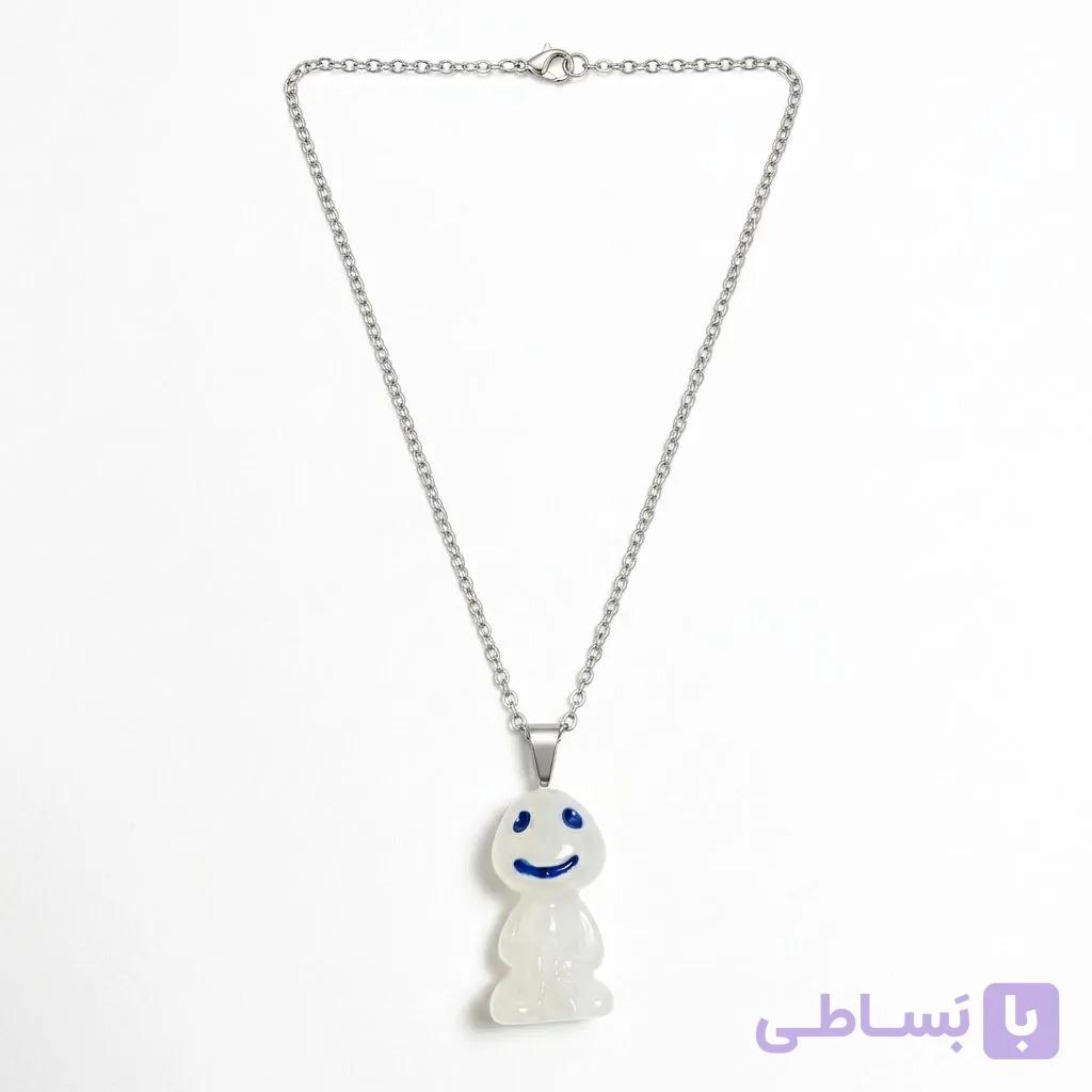 گردنبند فانتزی طرح ارواح جنگل (کوداما جیبلی) — تصویر 1