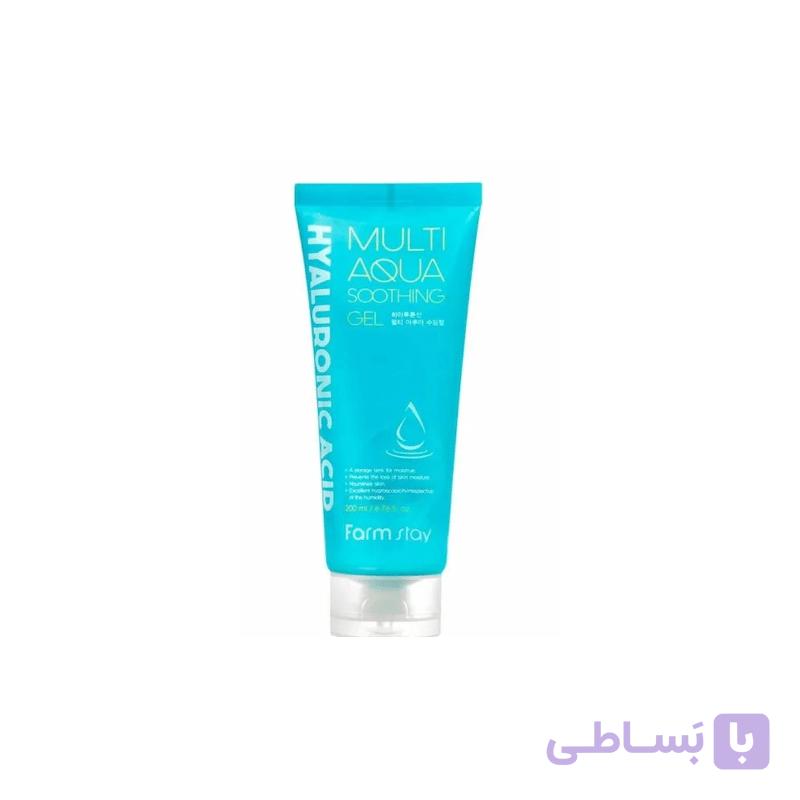 ژل سوتینگ آبرسان فارم استی Farm Stay Hyaluronic Acid Multi Aqua Soothing Gel — تصویر 1