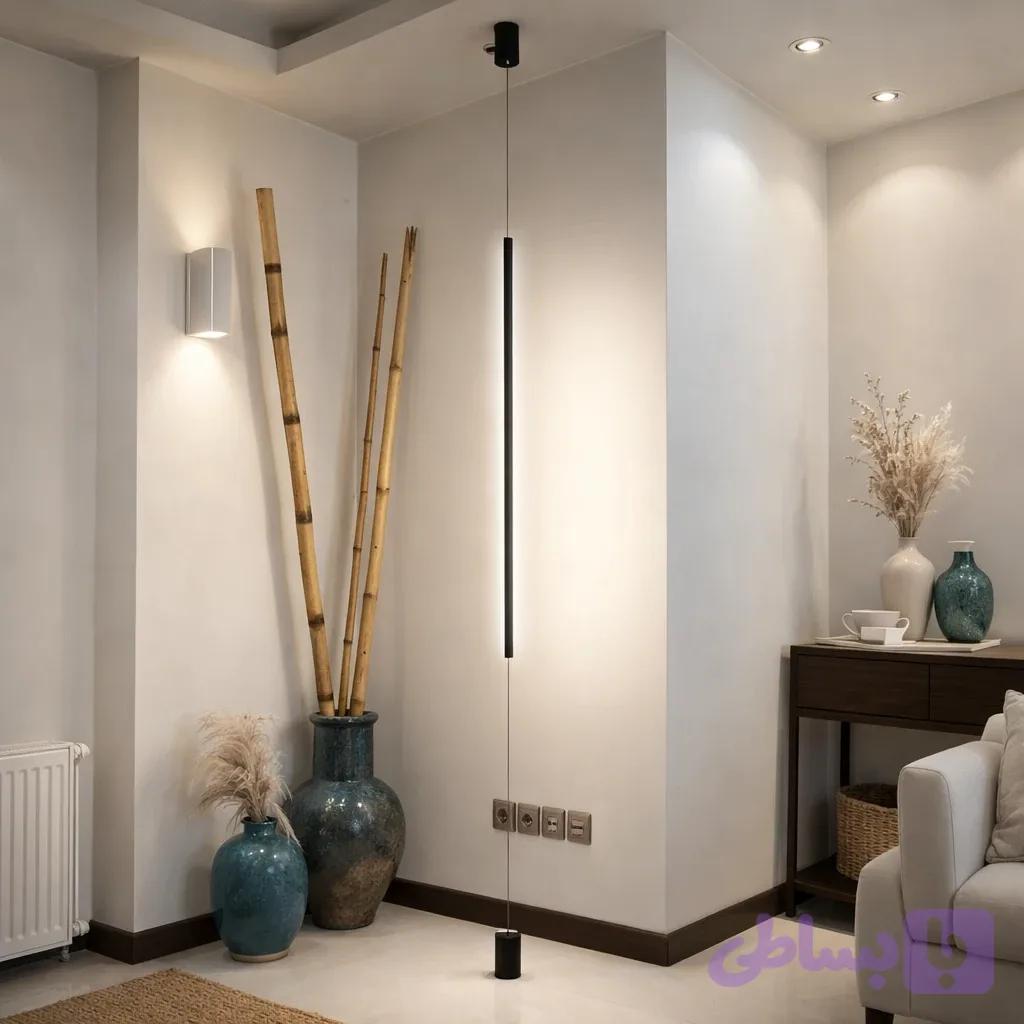 چراغ آویز خطی وزنه دار