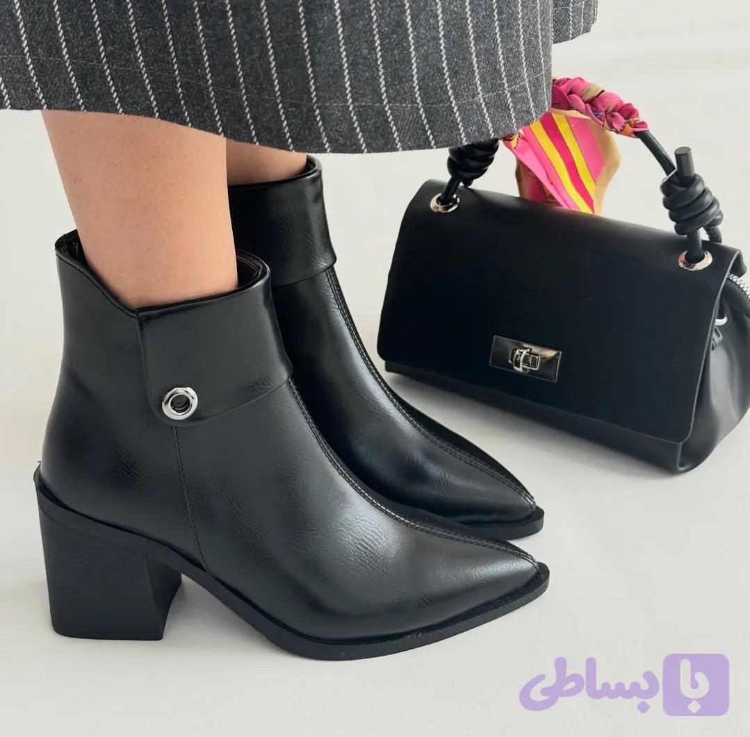 بوت پاشنه دار پانچی – کد 3019 — تصویر 1