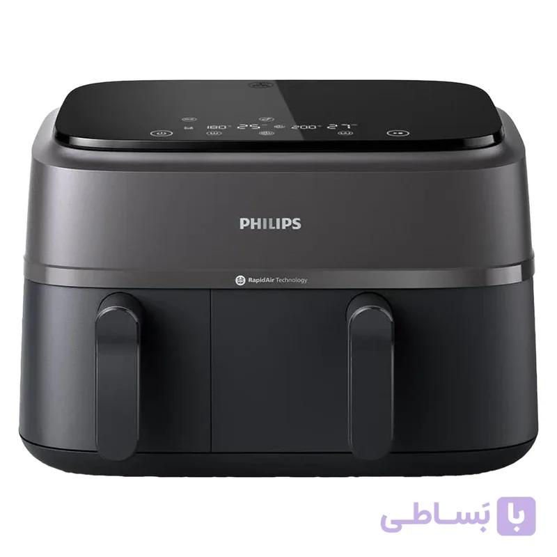 هواپز 9 لیتری فیلیپس مدل NA350/00 با دو سبد پخت مجزا — تصویر 1
