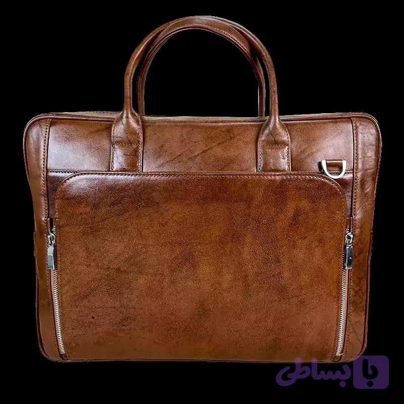 کیف لپ‌تاپ چرم مدل مهراز کد 115 — تصویر 1