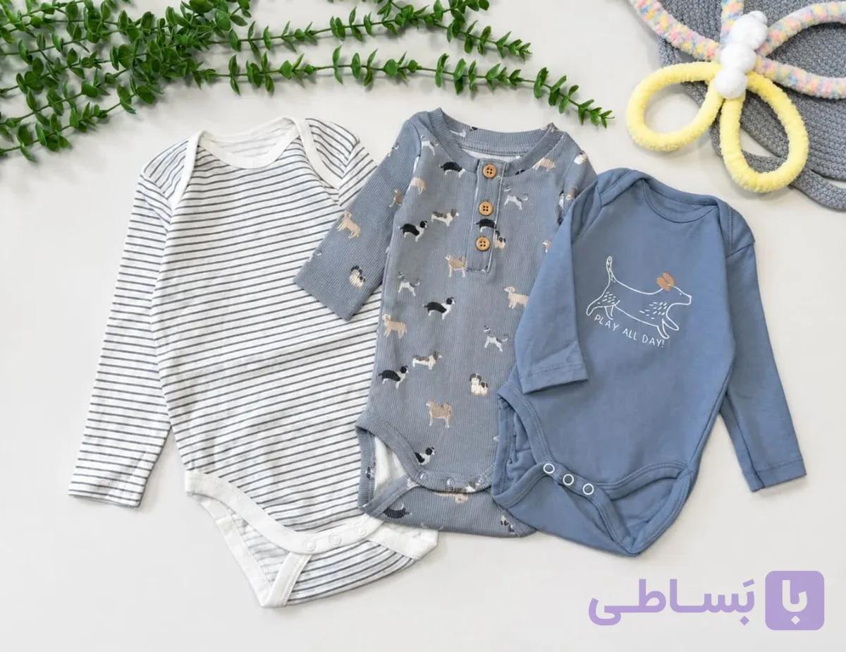 بادی آستین بلند وارداتی پسرانه(کد709) — تصویر 1