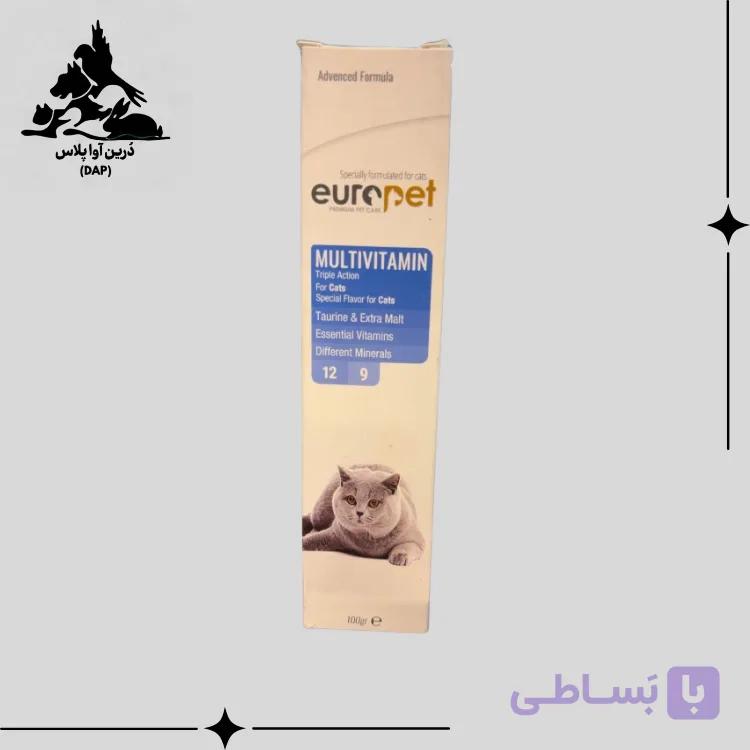 خمیر مولتی ویتامین گربه یوروپت