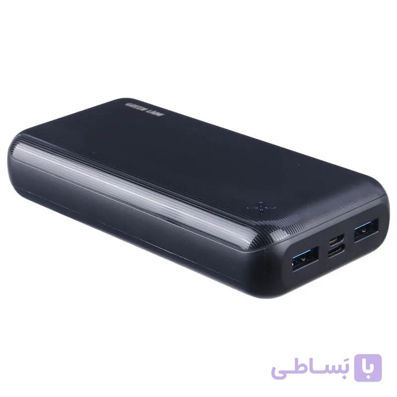 پاوربانک 20000 میلی آمپرGreen Lion مدل 20W Milos GL-PB84 — تصویر 1