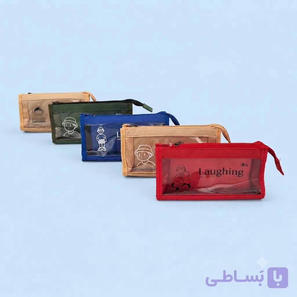 جامدادی شفاف تک زیپ — تصویر 1