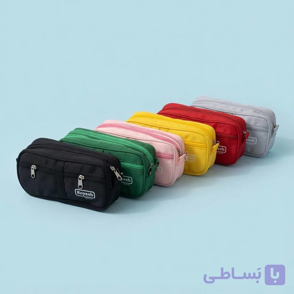 جامدادی دانشجویی 5 زیپ — تصویر 1