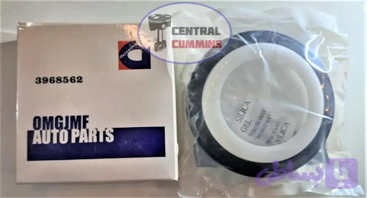 کاسه نمد ته میل‌لنگ موتور کامینز 6CT (نمددار، فلش آبی) - شماره فنی 3968563