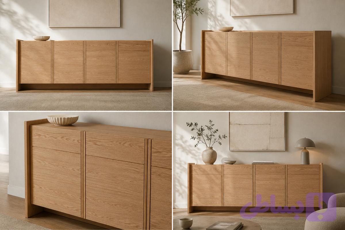 کنسول لنو آرت مدل Oak Frame گردویی