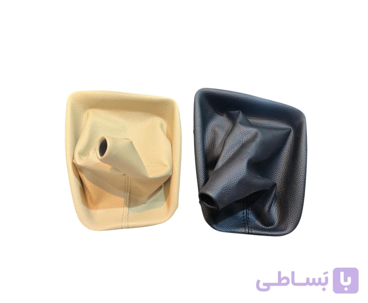 گردگیر چرمی دسته دنده گیربکس دستی BMW E46 کد فنی 25117919219 برند CBP در دو رنگ مشکی و کرم