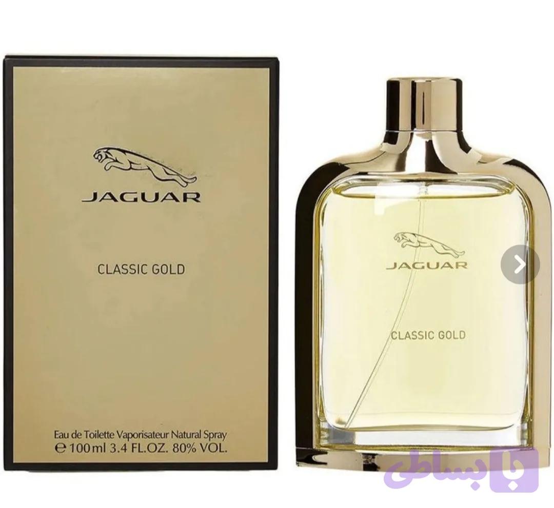 ادو تویلت مردانه جگوار مدل Classic Gold با رایحه گرم حجم 100 میلی لیتر به شرط اصل پلمپ