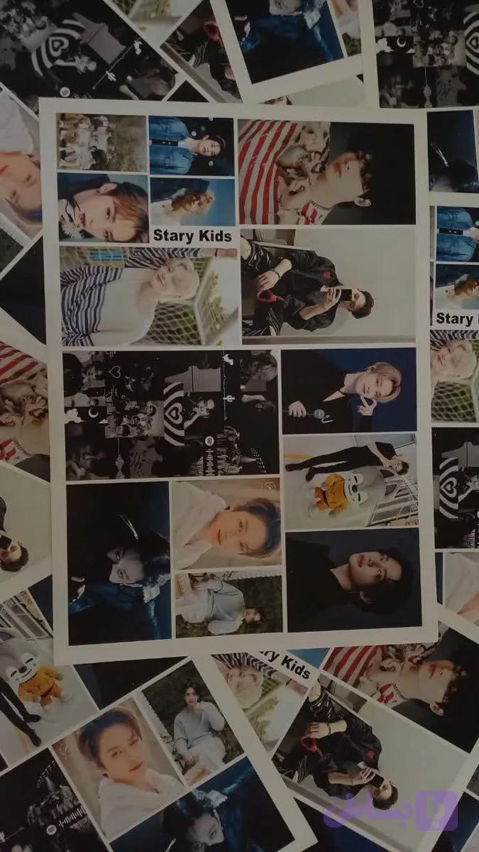 استیکر برش نخورده stray kids سایز A4