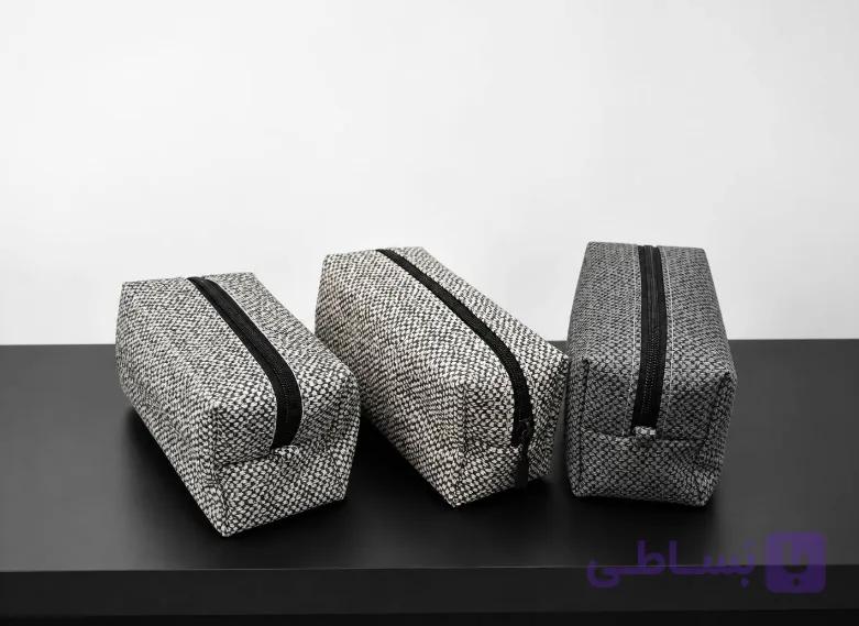 کیف لوازم آرایشی کنفی / جادار و کاربردی / جیونا بیوتی
