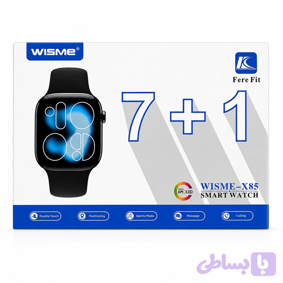 ساعت هوشمند ویسمی مدل Wisme X85 Super AMOLED | صفحه‌نمایش باکیفیت