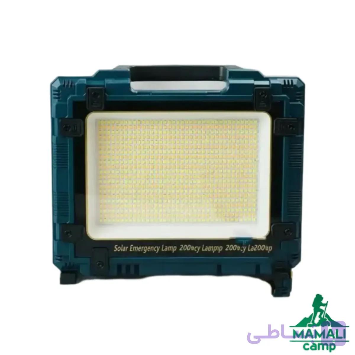 پروژکتور شارژی خورشیدی 200 وات مدل W8121-1